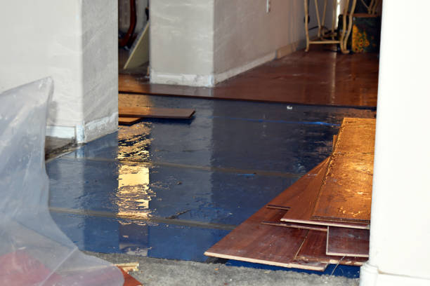 Professional Basement Flood Cleanup technician working in Collinsville, OK